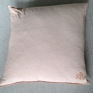 Blush pink pillow